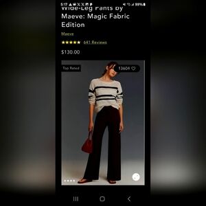 Maeve Striped Sweater and Wide-Leg Pants. THE COLETTE EDITION.